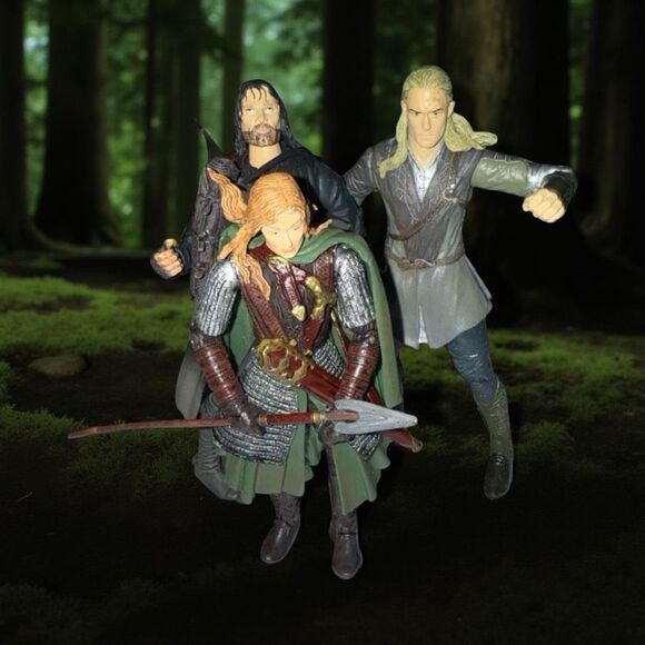 Lord of the Rings Return of the King Aragorn Legolas Eowyn Action Figures A7 - Picture 1 of 12